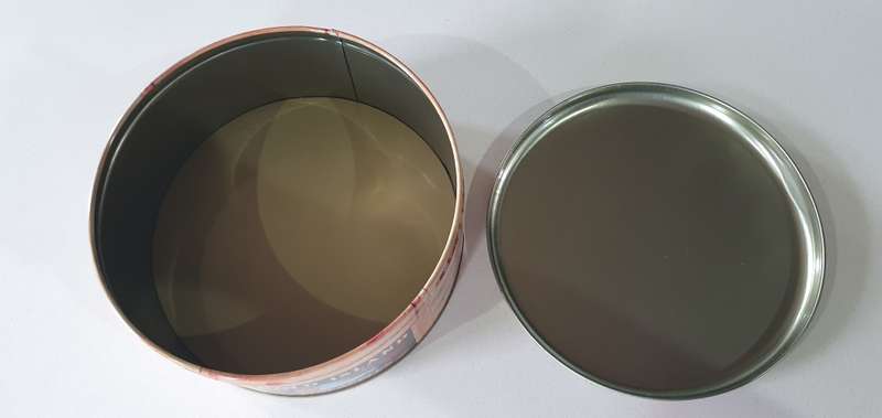 GOLD ISLAND tin as per photos