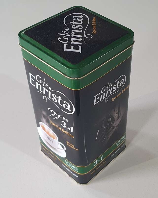CAFE ENRISTA COFFEE tin as per photos