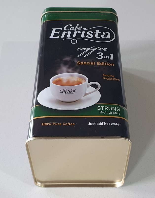 CAFE ENRISTA COFFEE tin as per photos