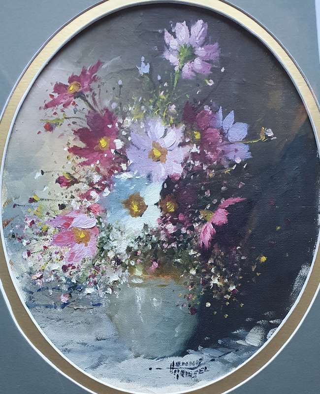 Original framed oil painting by HENNIE GRIESEL as per photos