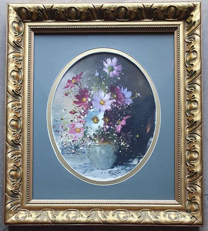 Original framed oil painting by HENNIE GRIESEL as per photos
