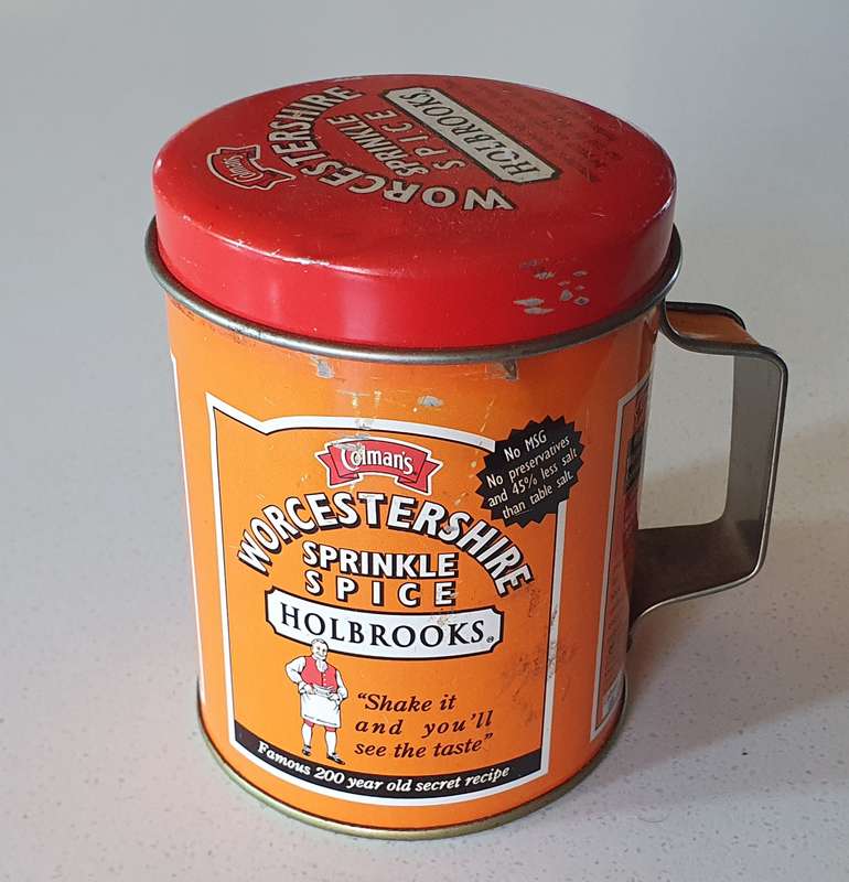 COLEMAN'S WORCESTERSHIRE tin as per photos