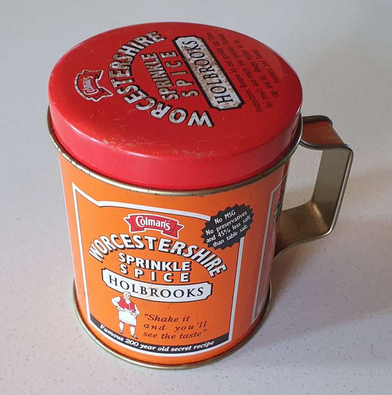 COLEMAN'S WORCESTERSHIRE tin as per photos