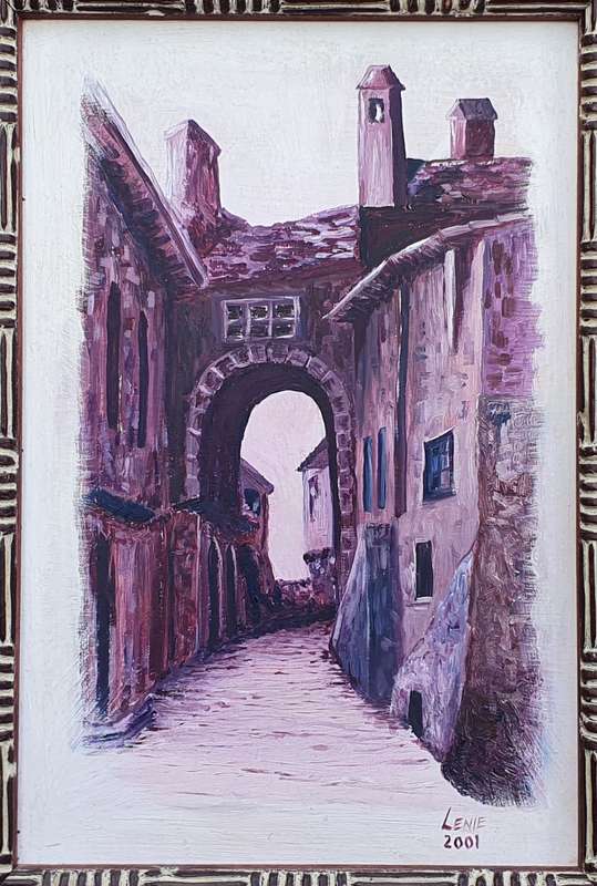 Original acrylic painting by LENIE