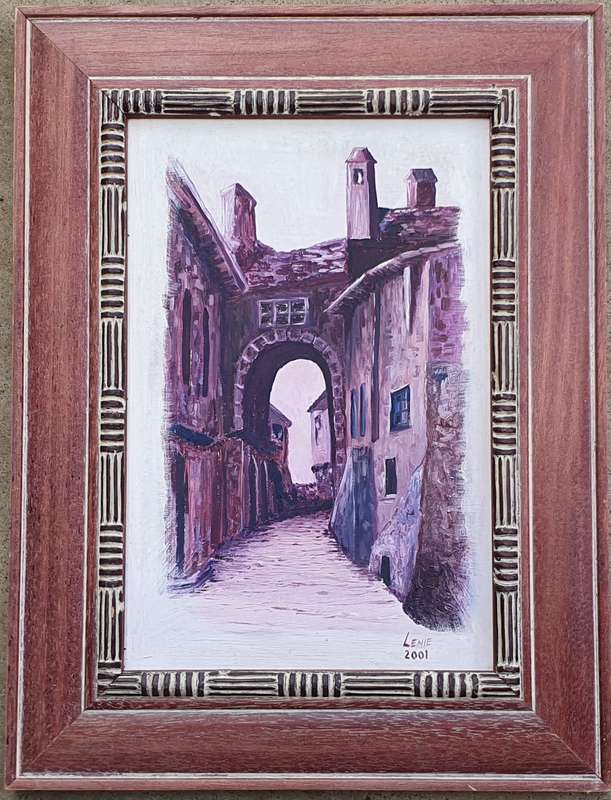 Original acrylic painting by LENIE