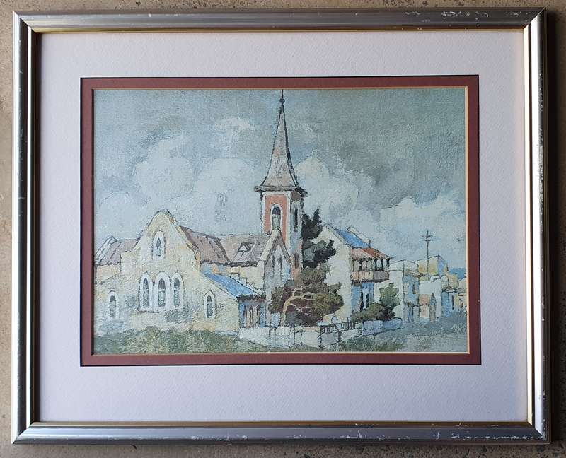 Framed GREGOIRE print as per photos