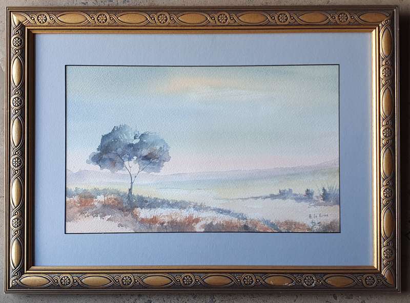 Original framed watercolour painting as per photos