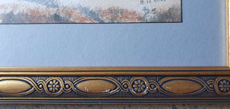 Original framed watercolour painting as per photos
