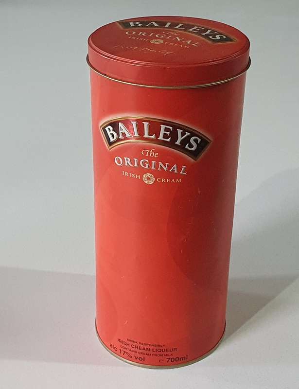 BAILEYS tin as per photos