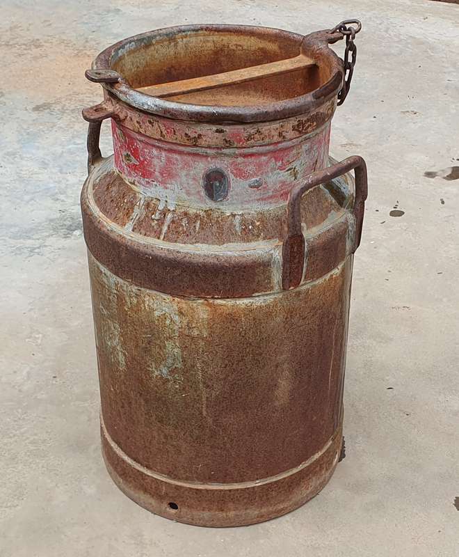 Vintage milk can as per photos