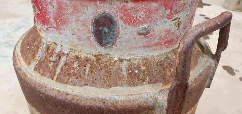 Vintage milk can as per photos