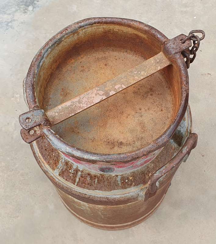 Vintage milk can as per photos
