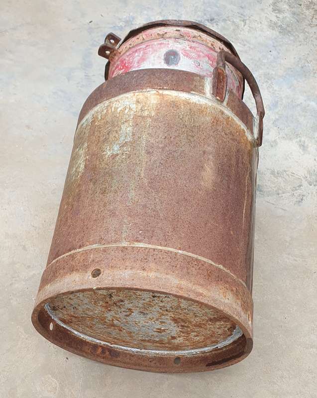 Vintage milk can as per photos
