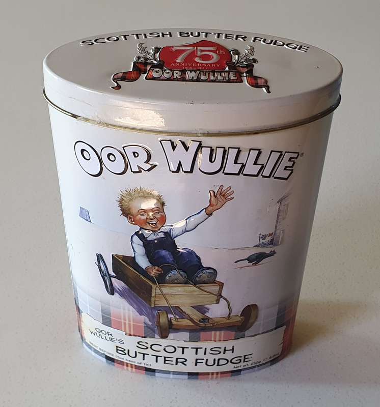 OOR WULLIE scottish butter fudge tin as per photos
