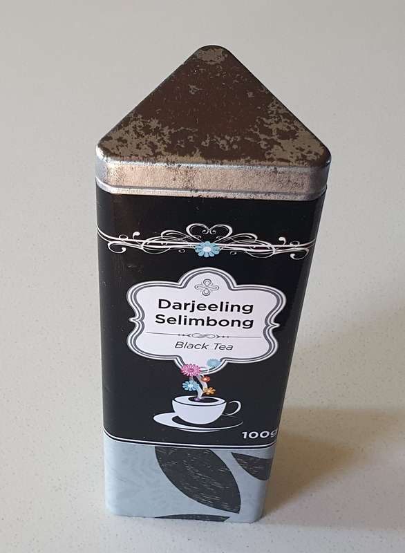 DARJEELING SELIMBING black tea tin as per photos