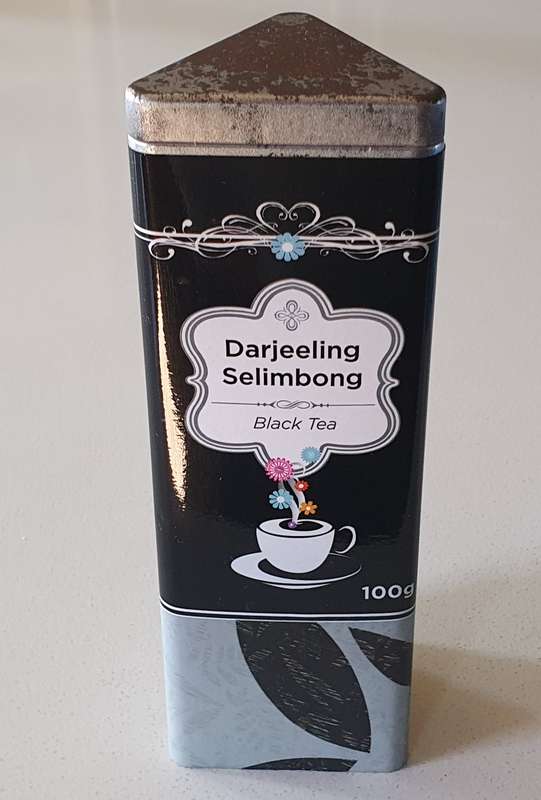 DARJEELING SELIMBING black tea tin as per photos