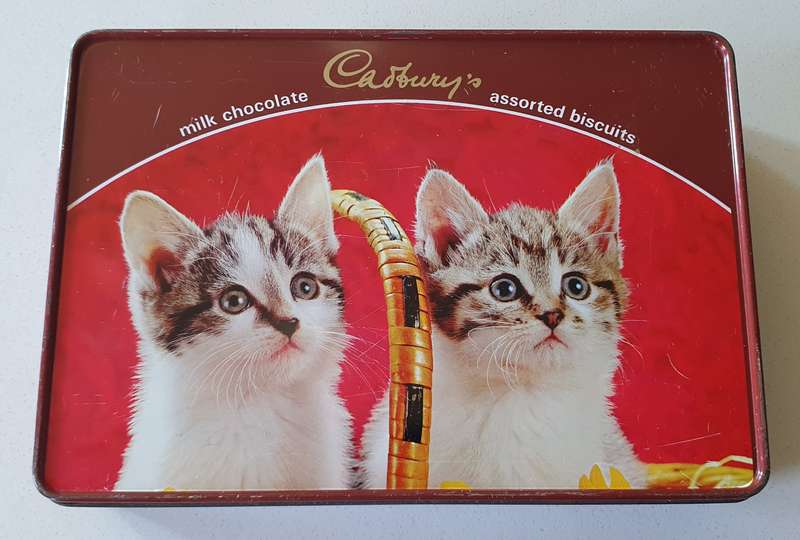 CADBURY'S twin cats tin as per photos