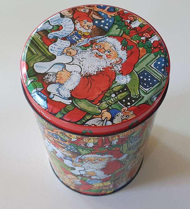 CHRISTMIS time tin as per photos