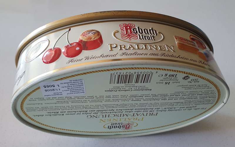 PRIVAT MISCHUNNG - ASBACH URALT - PRALINEN tin as per photos