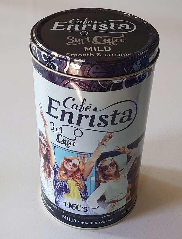 Cafe Enrista coffee tin as per photos