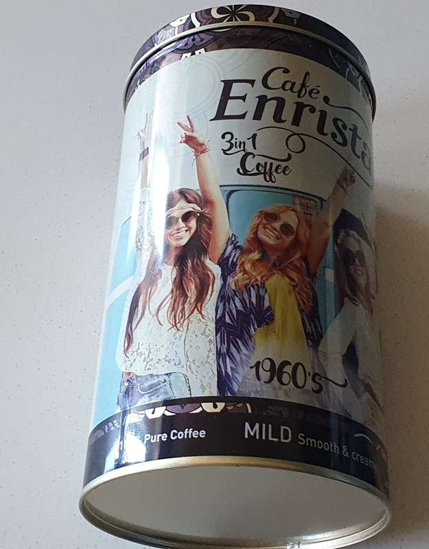 Cafe Enrista coffee tin as per photos