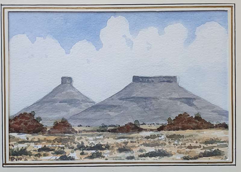 Original watercolour painting by PIET ROUX