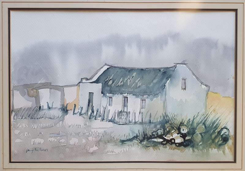 Original large watercolour painting by SALLY DU PLESSIS
