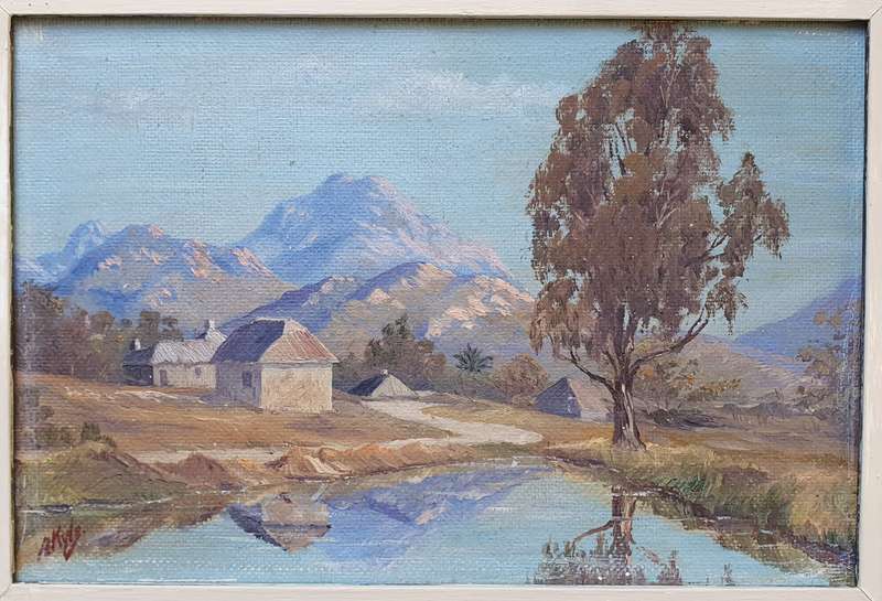 Original oil painting by A. Kyle