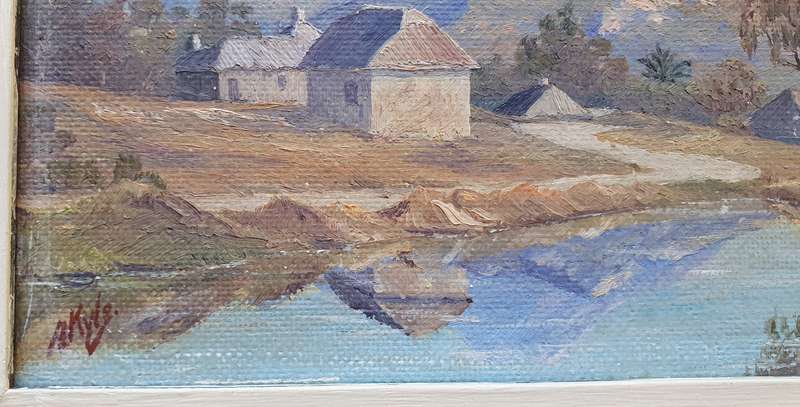 Original oil painting by A. Kyle