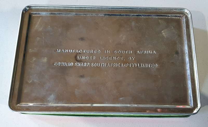 EDWARD SHARP tin as per photos