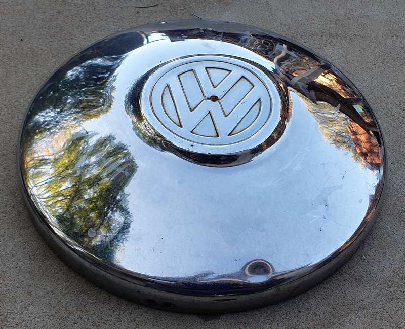 Vintage VW wheel hubcap as per photo