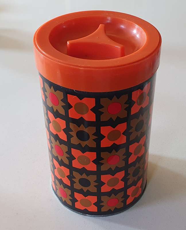 Vintage instant coffee tin as per photos
