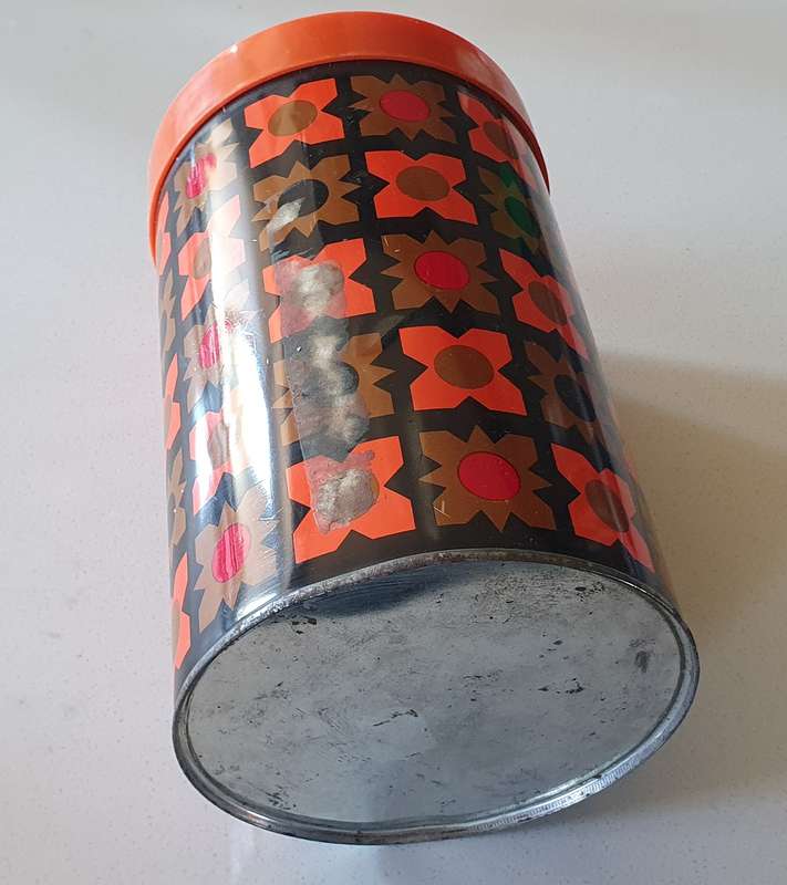 Vintage instant coffee tin as per photos