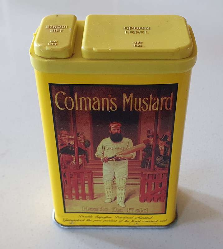 COLEMAN'S tin as per photos