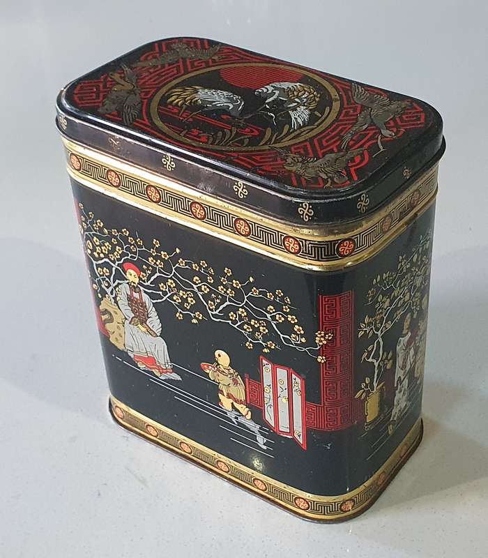 Vintage tea tin as per photos