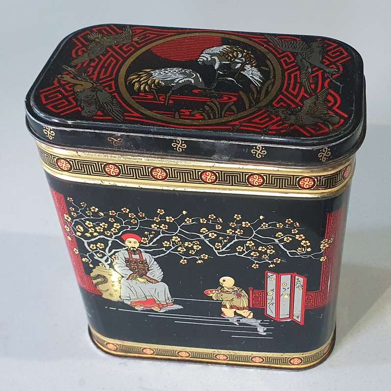 Vintage tea tin as per photos