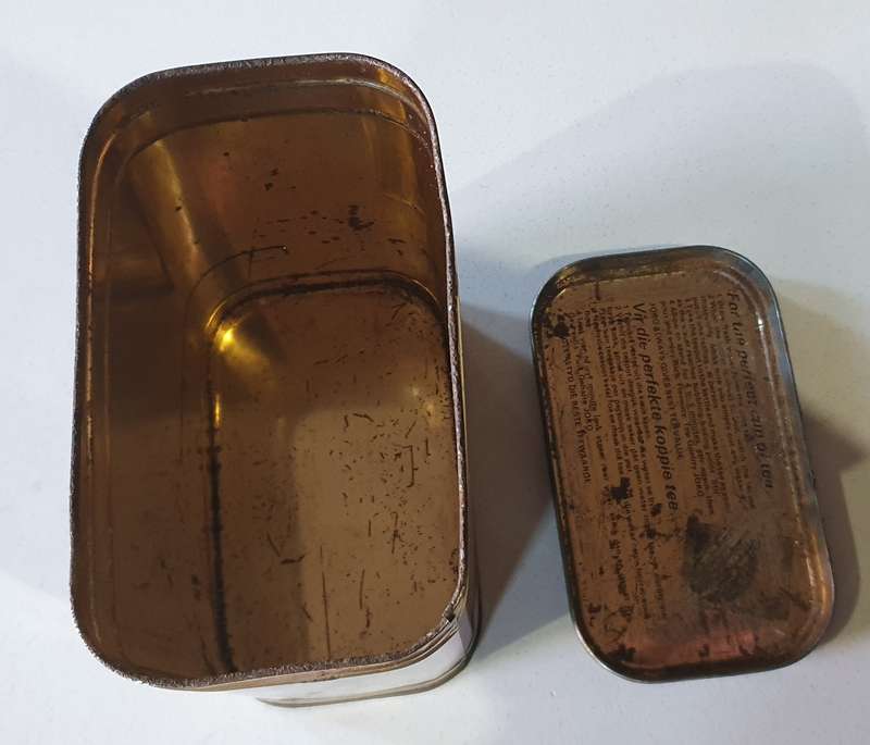 Vintage tea tin as per photos
