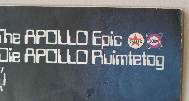 CALTEX 1972 bylae tot Rapport - The Apollo Epic as per photo