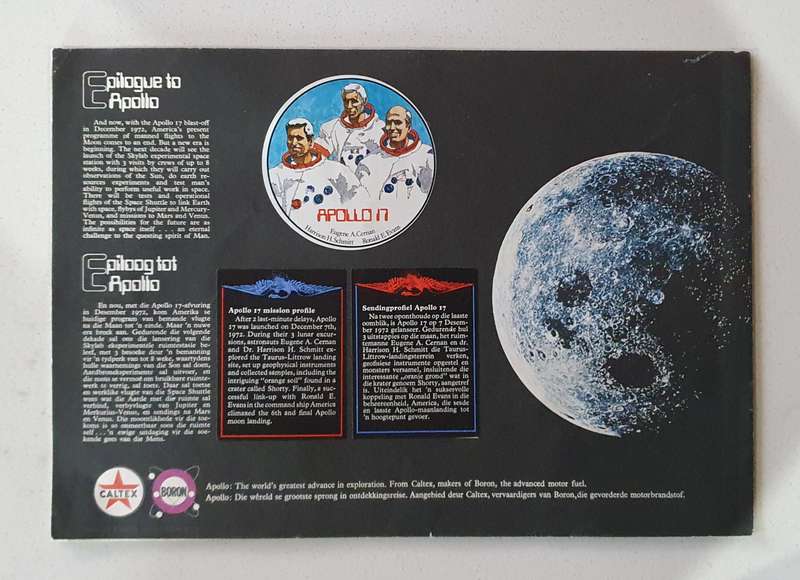CALTEX 1972 bylae tot Rapport - The Apollo Epic as per photo