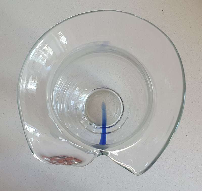 Glass vase as per photo