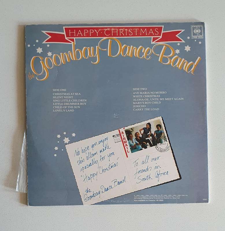 GOOMBAY DANCE BAND - HAPPY CHRISTMAS - vintage vinyl LP as per photo
