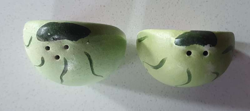 SALT and PEPPER SET - novelty water-lemon as per photo