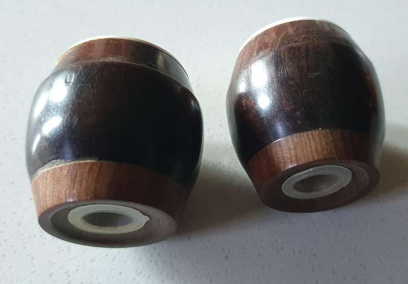 SALT and PEPPER SET - WOOD as per photo