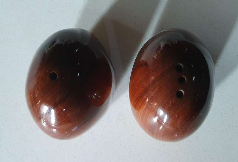 SALT and PEPPER SET - WOOD as per photo