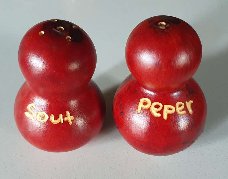 SALT and PEPPER set - as per photo