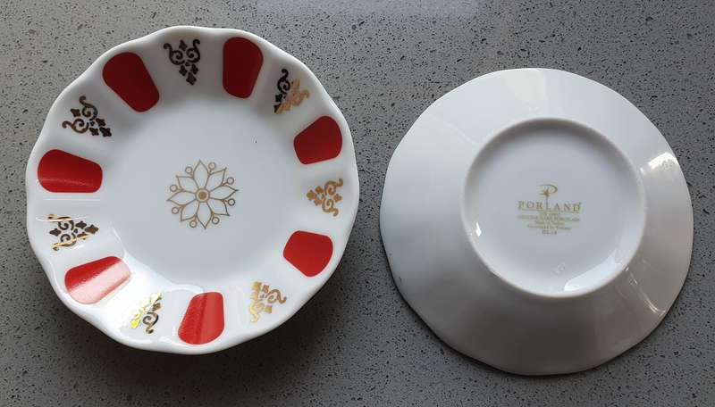 2 PORLAND plates made in Turkey - as per photo