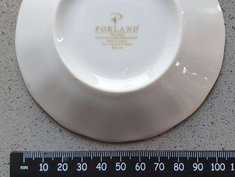 2 PORLAND plates made in Turkey - as per photo