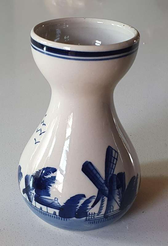 Blue and white vase - as per photo