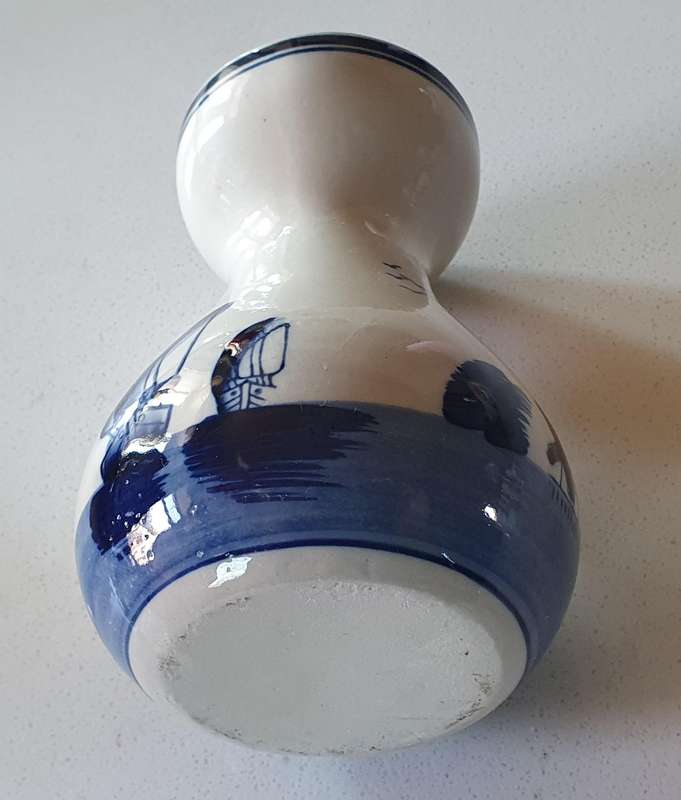 Blue and white vase - as per photo