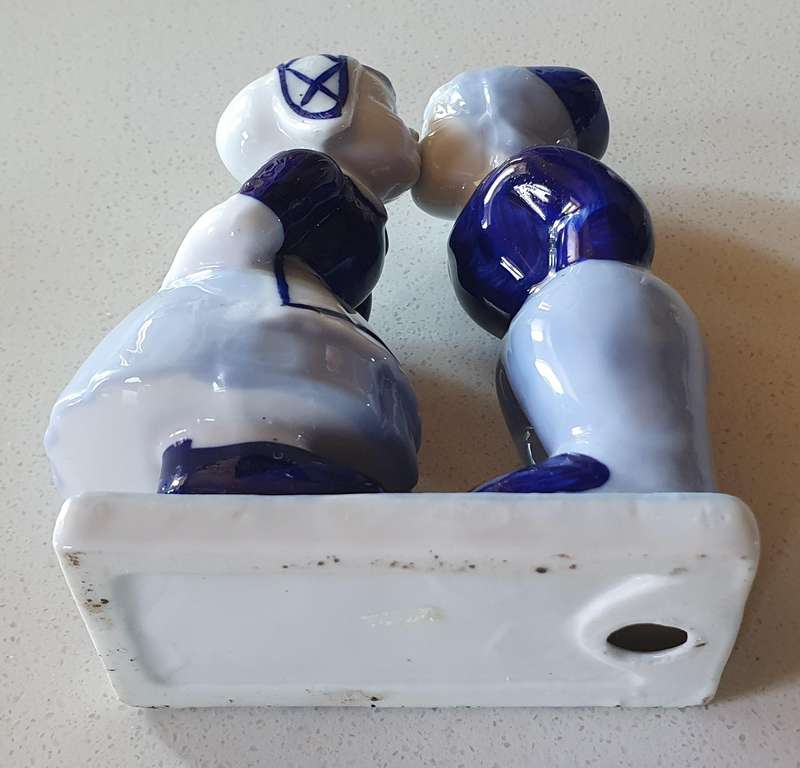 Blue and white figurine - as per photo